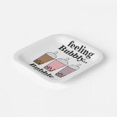 Bubble Tea Party ペーパープレート (傾斜あり)