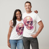 Bubble Trouble Skull � Funny Gum Skeleton Tシャツ (ユニセックス)