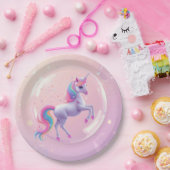 Bubble Unicorn ペーパープレート (パーティー)