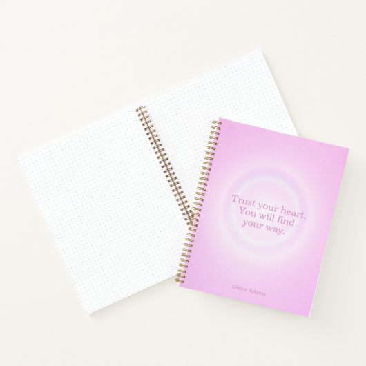 Bubblegum Aura Message Notebook ノートブック (内部)
