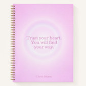 Bubblegum Aura Message Notebook ノートブック (正面)