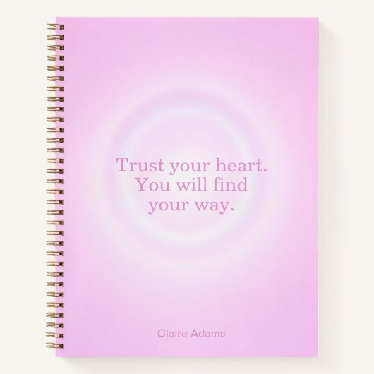 Bubblegum Aura Message Notebook ノートブック (正面)