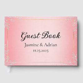 Bubblegum Blush Wedding ゲストブック