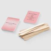 Bubblegum Blush Wedding ハンドファン (組立なし)