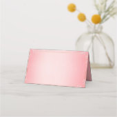 Bubblegum Blush Wedding  プレイスカード (裏面)