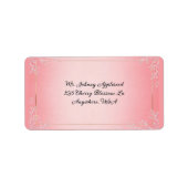 Bubblegum Blush Wedding  ラベル (正面)
