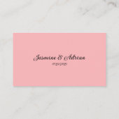 Bubblegum Blush Wedding Enclosure Cards エンクロージャーカード (裏面)