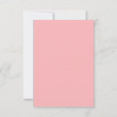 Bubblegum Blush Wedding RSVP Cards (裏面)