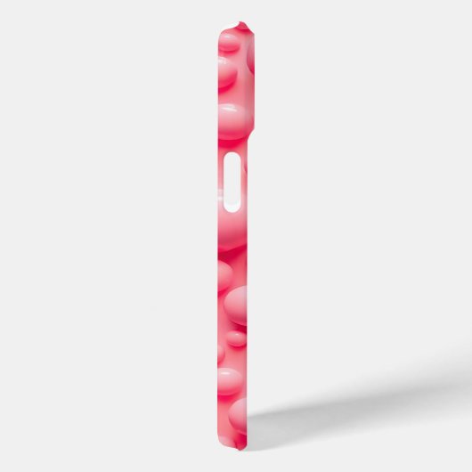 Bubblegum Pink 3D Bubbles iPhone Case Design Case-Mate iPhoneケース (裏面 / 右)