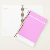 Bubblegum Pink Minimalist Planner プランナー手帳 (ディスプレー)