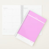 Bubblegum Pink Minimalist Planner プランナー手帳 (ディスプレー)