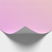 Bubblegum & Soft Peach Ombre Wrapping Paper ラッピングペーパー (角)