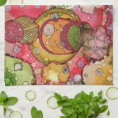 BubbleOneの台所タオル キッチンタオル (折り畳み)