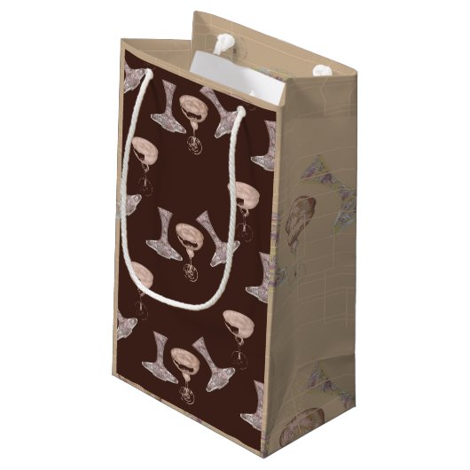 Bubbleroom Presentpåse Carita K design スモールペーパーバッグ (裏面アングル)