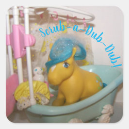 Bubblesバスステッカー スクエアシール