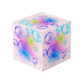 BUBBLES -カラフルバブル子供へ- フォトキューブ (裏面アングル)