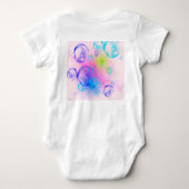 BUBBLES -カラフルバブル子供へ- ベビーボディスーツ (裏面)