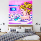 BUBBLES キャンバスプリント (インサイチュ (寝室))