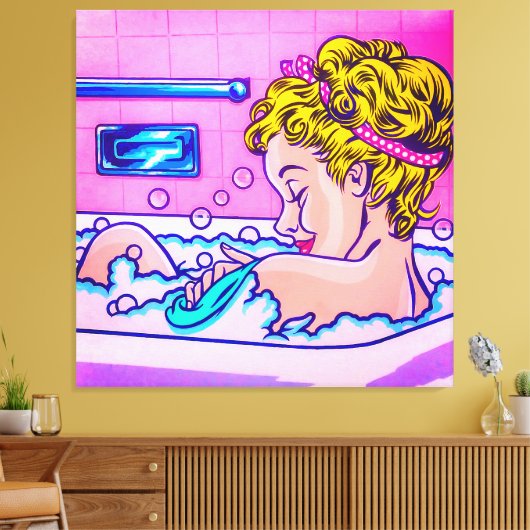 BUBBLES キャンバスプリント (インサイチュ (リビング))