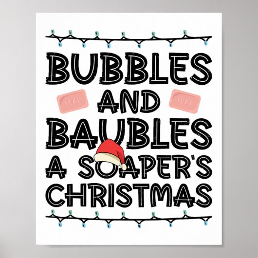 Bubbles And Ubles - A Soaper's Christmas - Soap Ma ポスター (正面)