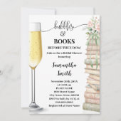 Bubbles & Books before I do Bridal Shower  招待状 (正面)