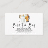 Bubbles Brews Diapers Baby Shower Books For Baby エンクロージャーカード (正面)