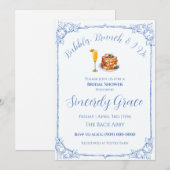 Bubbles, Brunch & I Do 招待状 (正面/裏面)