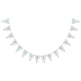 Bubbles & Fins Children's Birthday バンティングフラッグ