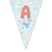 Bubbles & Fins Children's Birthday バンティングフラッグ (第3の旗)