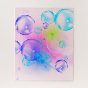 BUBBLES - Fractal Artカラフルの抽象芸術画像 –  ジグソーパズル