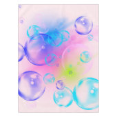 BUBBLES - Fractal Artカラフルの抽象芸術画像 –  テーブルクロス (正面)