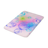 BUBBLES - Fractal Artカラフルの抽象芸術画像 –  バスマット (アングル)