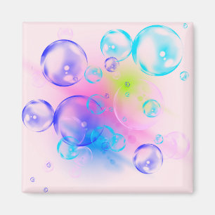 BUBBLES - Fractal Artカラフルの抽象芸術画像 – マグネット