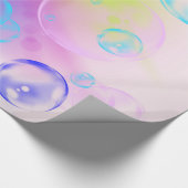 BUBBLES - Fractal Artカラフルの抽象芸術画像 – ラッピングペーパー (角)
