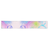 BUBBLES - Fractal Artカラフルの抽象芸術画像 –  ロングテーブルランナー (横)