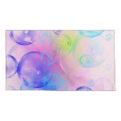 BUBBLES - Fractal Artカラフルの抽象芸術画像 –  枕カバー (裏面)