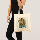 Bubbles Mystic Mermaid Tote Bag トートバッグ (正面(商品))