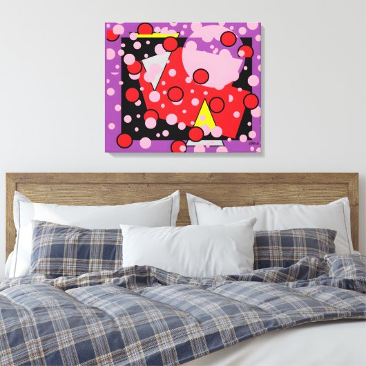 Bubbles Up キャンバスプリント (インサイチュ (寝室))