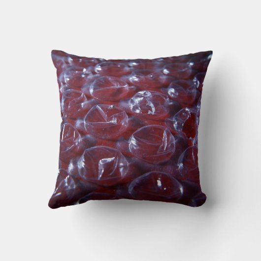 Bubblewrapの壊れた枕 クッション (裏面)