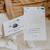 Bubbling Over With Gratitude Halloween Baby Shower サンキューカード