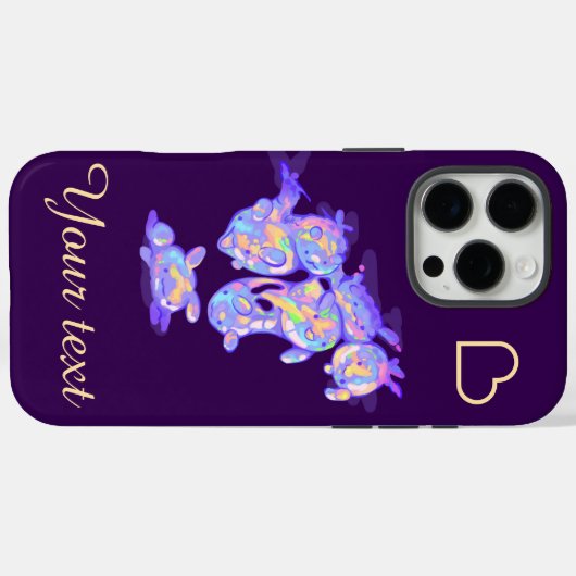 Bubbly, bubble Case-Mate iPhoneケース (裏面 (横))