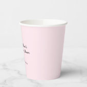 Bubbly Popping Champagne Bottle Bridal Shower 紙コップ (左)