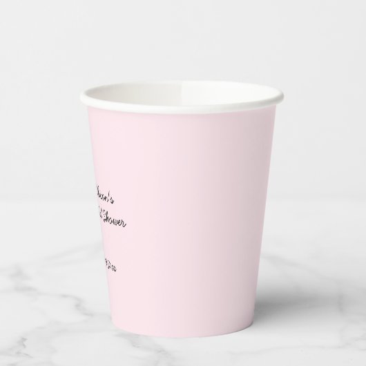 Bubbly Popping Champagne Bottle Bridal Shower 紙コップ (左)