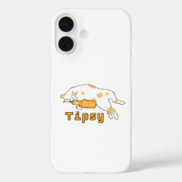BubblyCudleビールキャット iPhone 16ケース