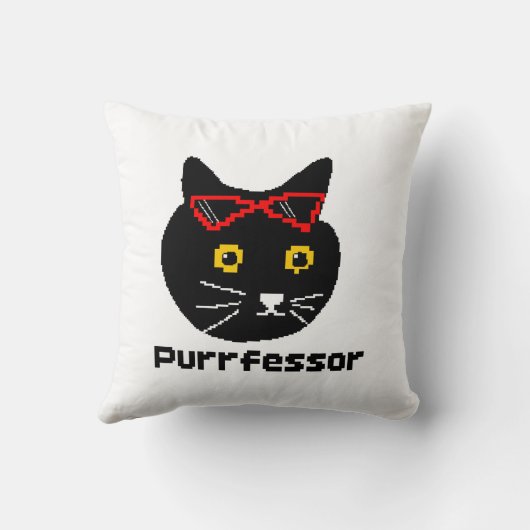 BubblyCudle Purfressor Cat クッション (裏面)