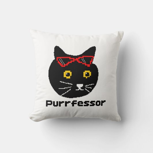 BubblyCudle Purfressor Cat クッション (正面)