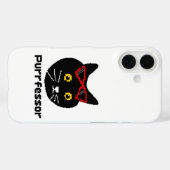 BubblyCudle Purfressor Cat Case-Mate iPhoneケース (裏面 (横))