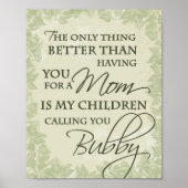 Bubbyポスター ポスター (正面)