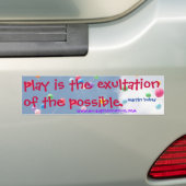 buberが付いている演劇 バンパーステッカー (車上)