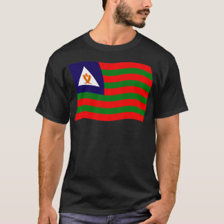 Bubi Tribal Flag Africa African Bioko Island Guine Tシャツ